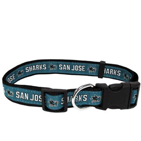 Pets First San Jose Sharks Pet Collar by Pets First - Small pfsjs3036-1